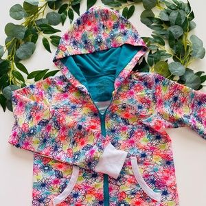 Big girls Nike floral hoodie jacket